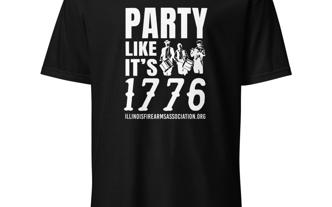 Supersoft – Short Sleeve – White Text – “Party Like It’s 1776”