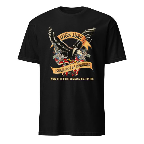 Supersoft – Short-Sleeve – Unisex – Gold Text -“I’m 1776% Sure” - Image 2