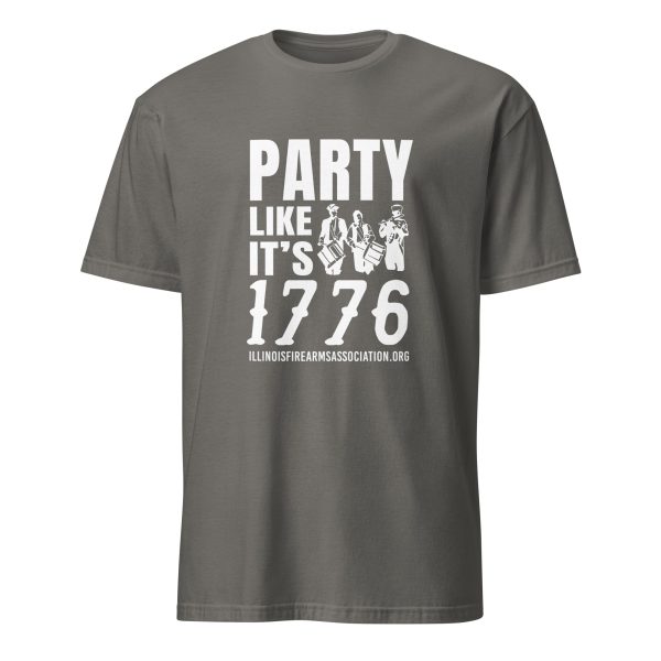 Supersoft – Short Sleeve – White Text – “Party Like It’s 1776” - Image 7