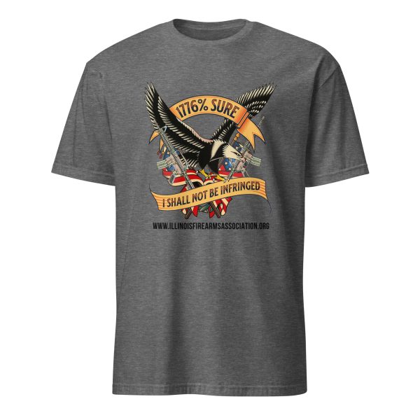 Supersoft – Short-Sleeve – Unisex – Black Text “I’m 1776% Sure” - Image 2