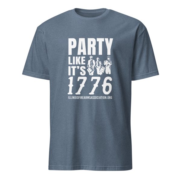 Supersoft – Short Sleeve – White Text – “Party Like It’s 1776” - Image 8