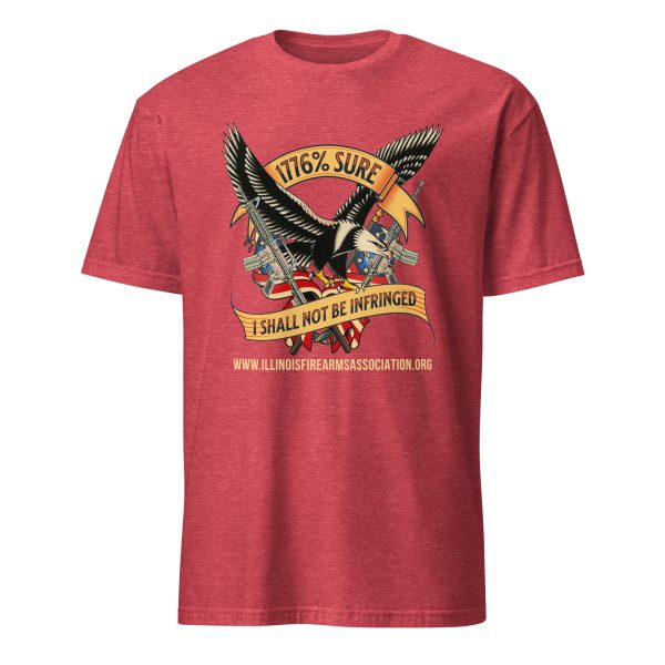 Supersoft – Short-Sleeve – Unisex – Gold Text -“I’m 1776% Sure” - Image 8