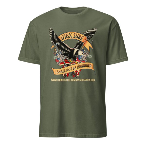Supersoft – Short-Sleeve – Unisex – Gold Text -“I’m 1776% Sure” - Image 7