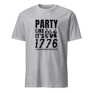 Supersoft – Short-Sleeve- Unisex – Dark Text – “Party Like It’s 1776”