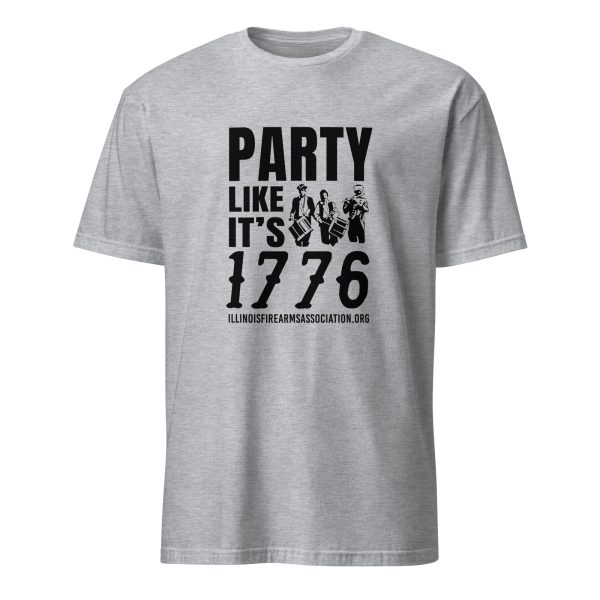 Supersoft – Short-Sleeve- Unisex – Dark Text – “Party Like It’s 1776”