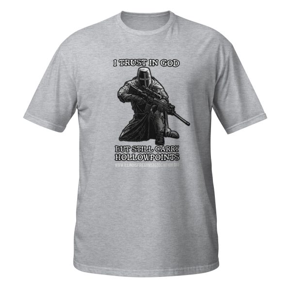 Supersoft – Short-Sleeve – Unisex – White Letters “I Trust In God” - Image 7