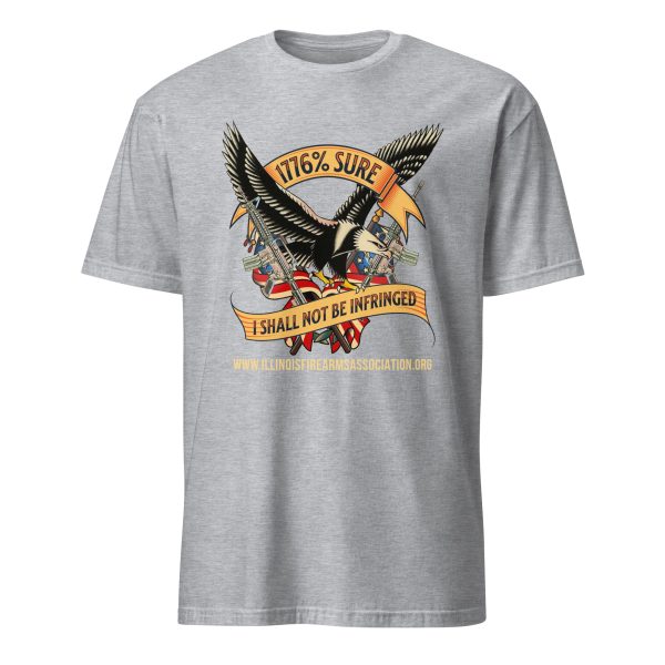 Supersoft – Short-Sleeve – Unisex – Gold Text -“I’m 1776% Sure” - Image 10