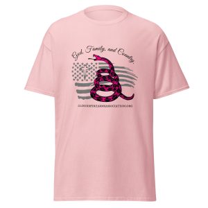 Supersoft – Short Sleeve – Women’s – Black Text – God, Family and Country