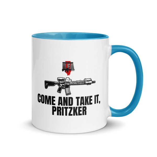 Come and Take It Pritzker - Mug with Color Inside - Image 22