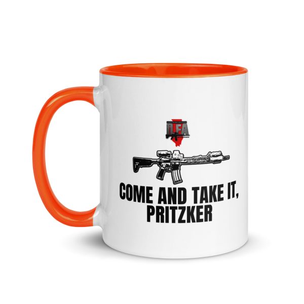 Come and Take It Pritzker - Mug with Color Inside - Image 14