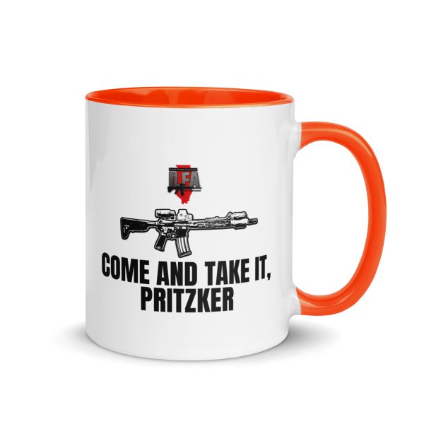 Come and Take It Pritzker - Mug with Color Inside - Image 21