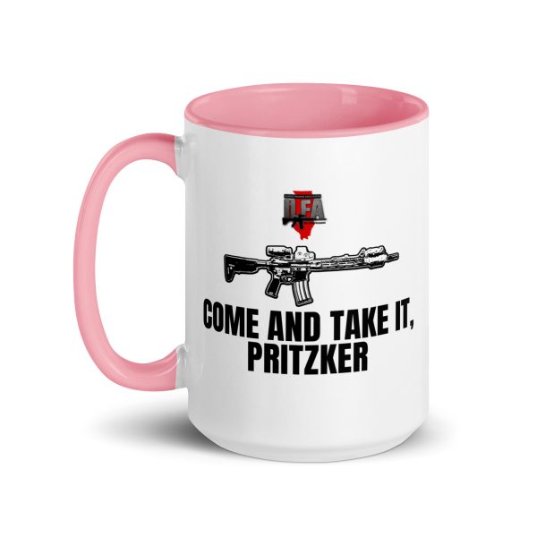 Come and Take It Pritzker - Mug with Color Inside - Image 39