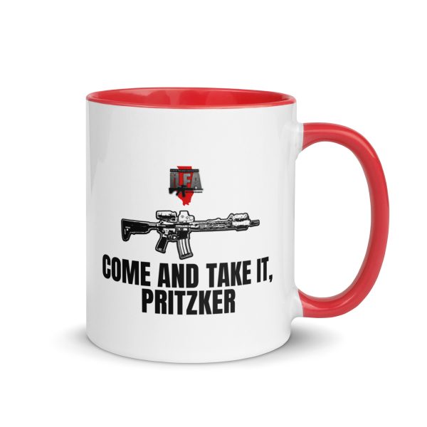 Come and Take It Pritzker - Mug with Color Inside - Image 19