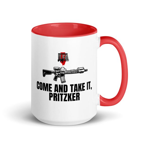 Come and Take It Pritzker - Mug with Color Inside - Image 43