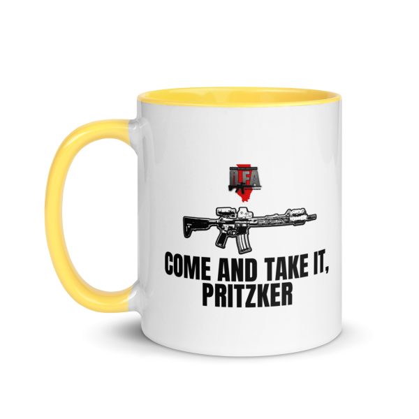 Come and Take It Pritzker - Mug with Color Inside - Image 17
