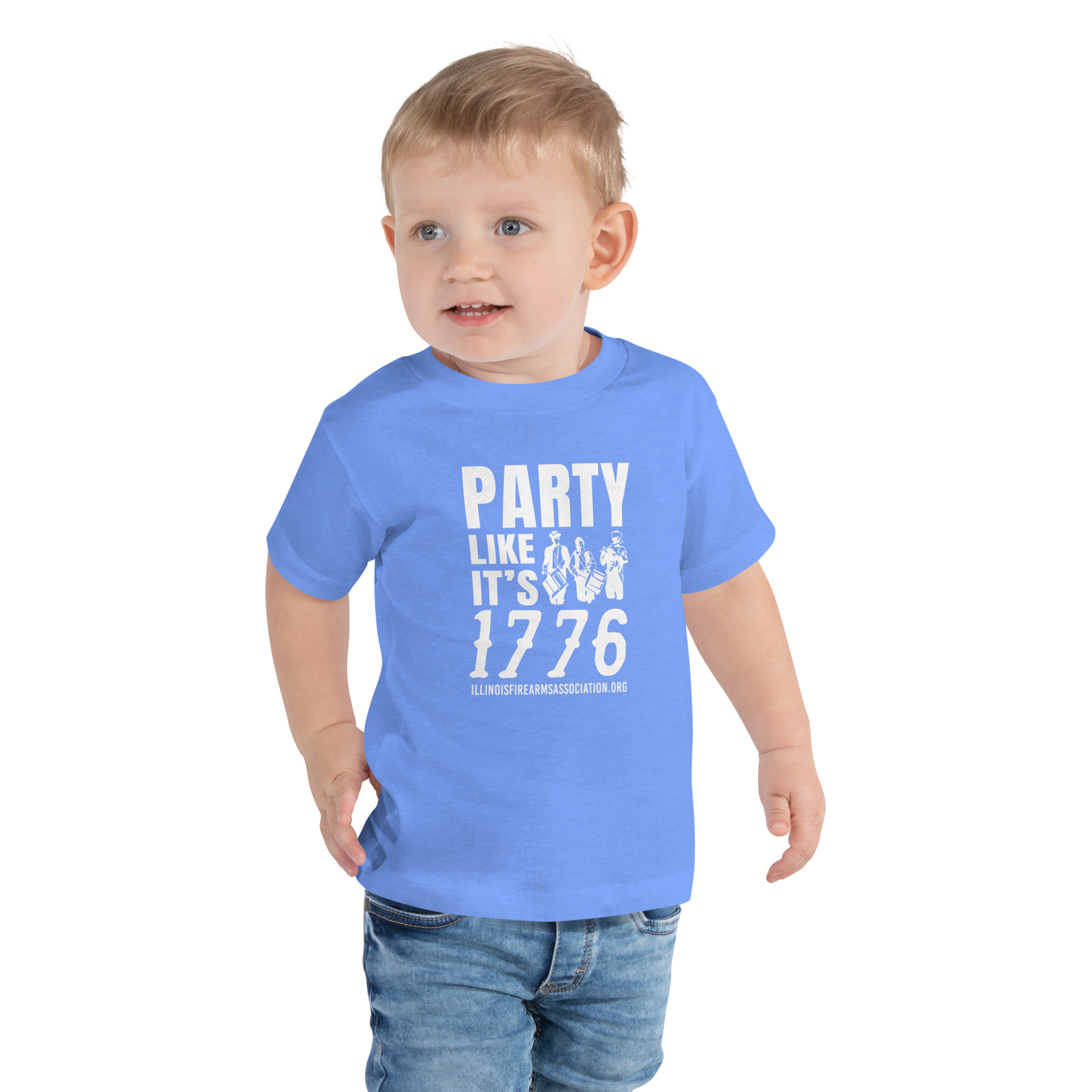Kids - Party Like It's 1776 - Toddler Short Sleeve Tee - Image 2
