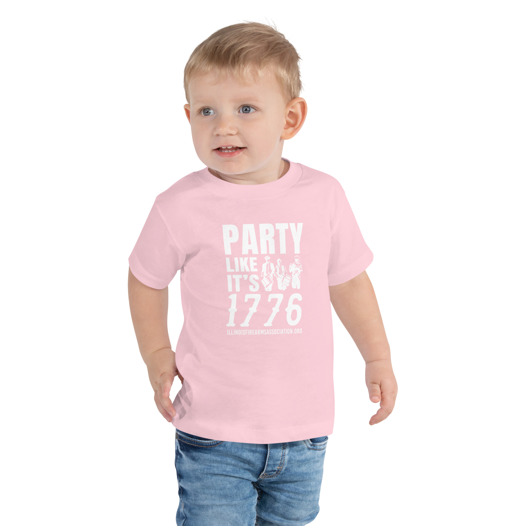 Kids - Party Like It's 1776 - Toddler Short Sleeve Tee - Image 3